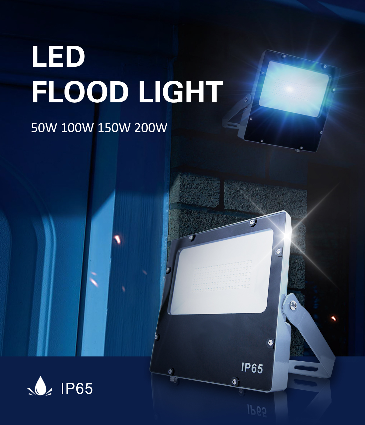 50 100 150 200W led flood light