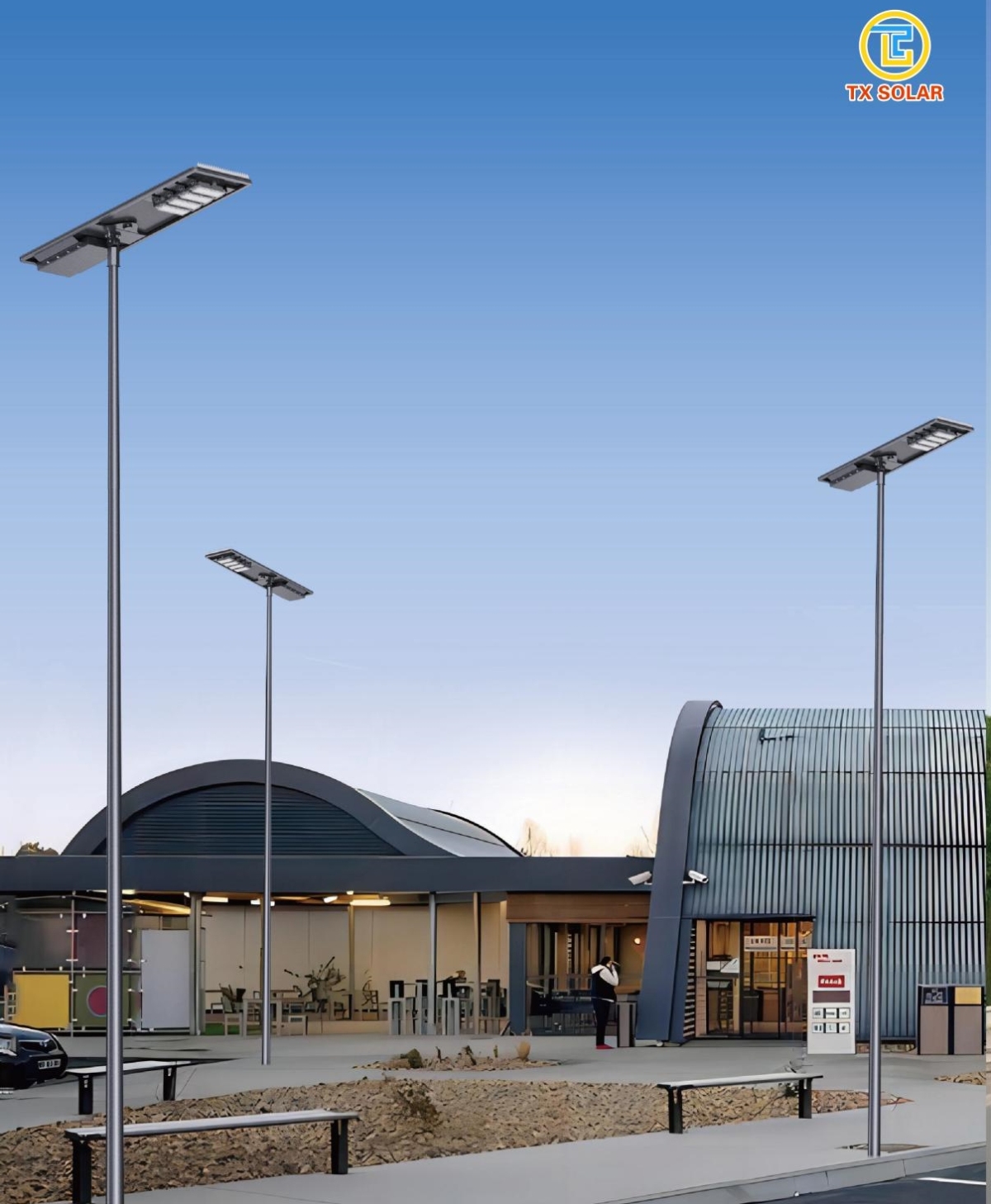 Solar Street Light with Bird Arrester