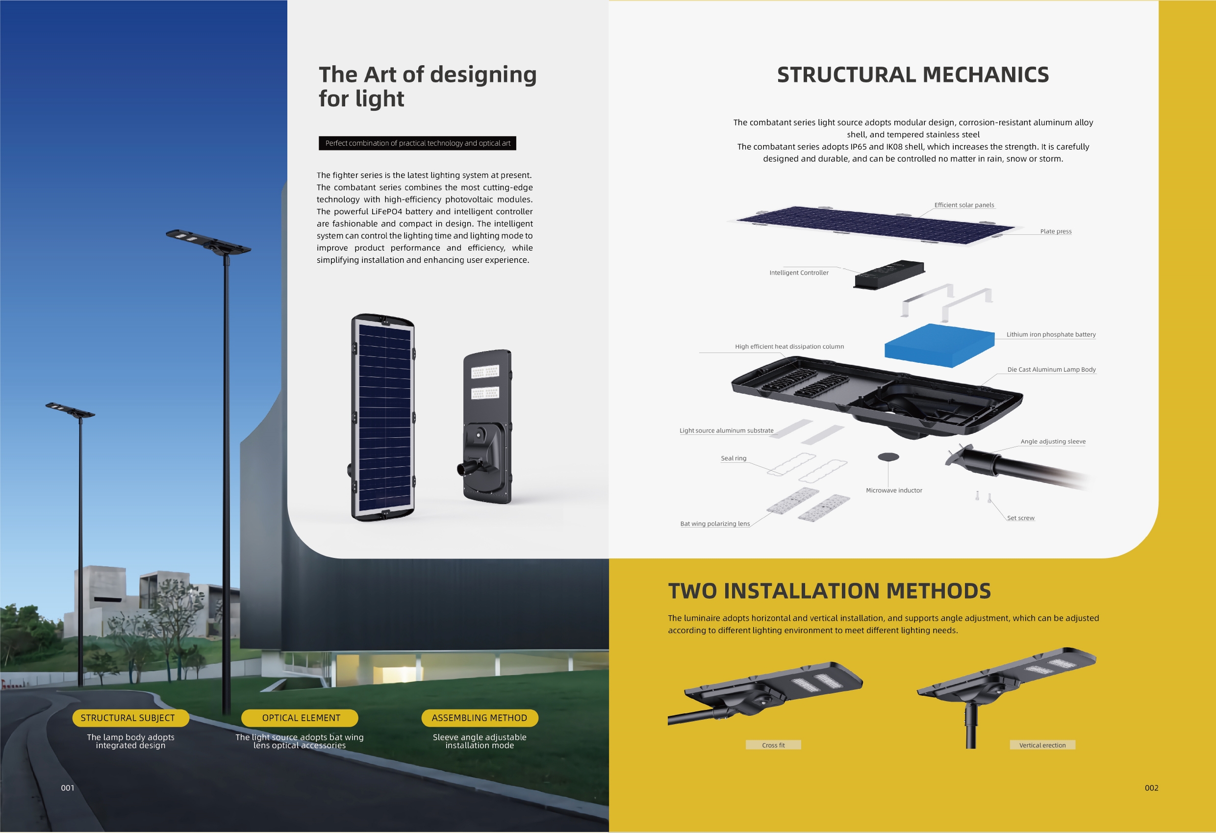 Bat Wing All In One Solar Street Light 6