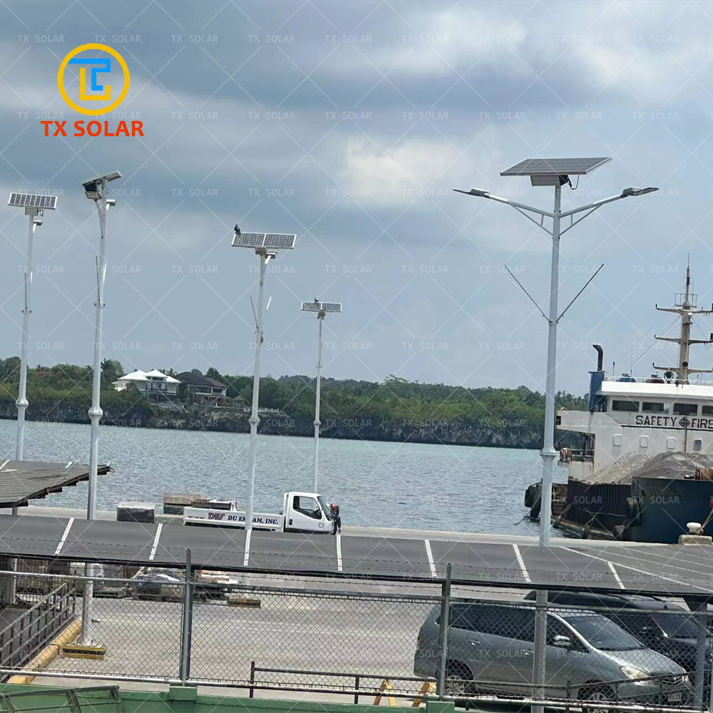 12m 120w Solar Street Light With Lithium Battery