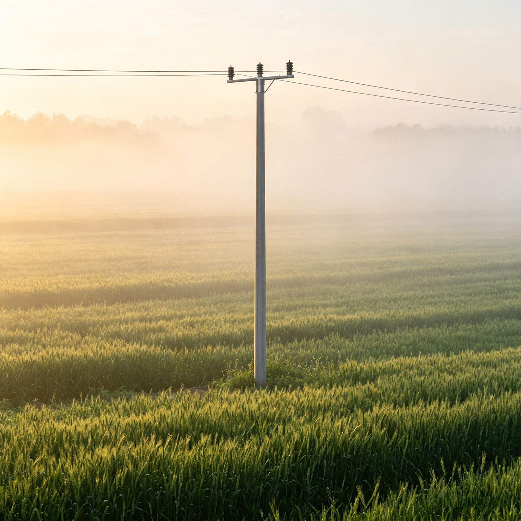 Wind Resistant Anti-Corrosion Hexagonal Telecom Metal Pole