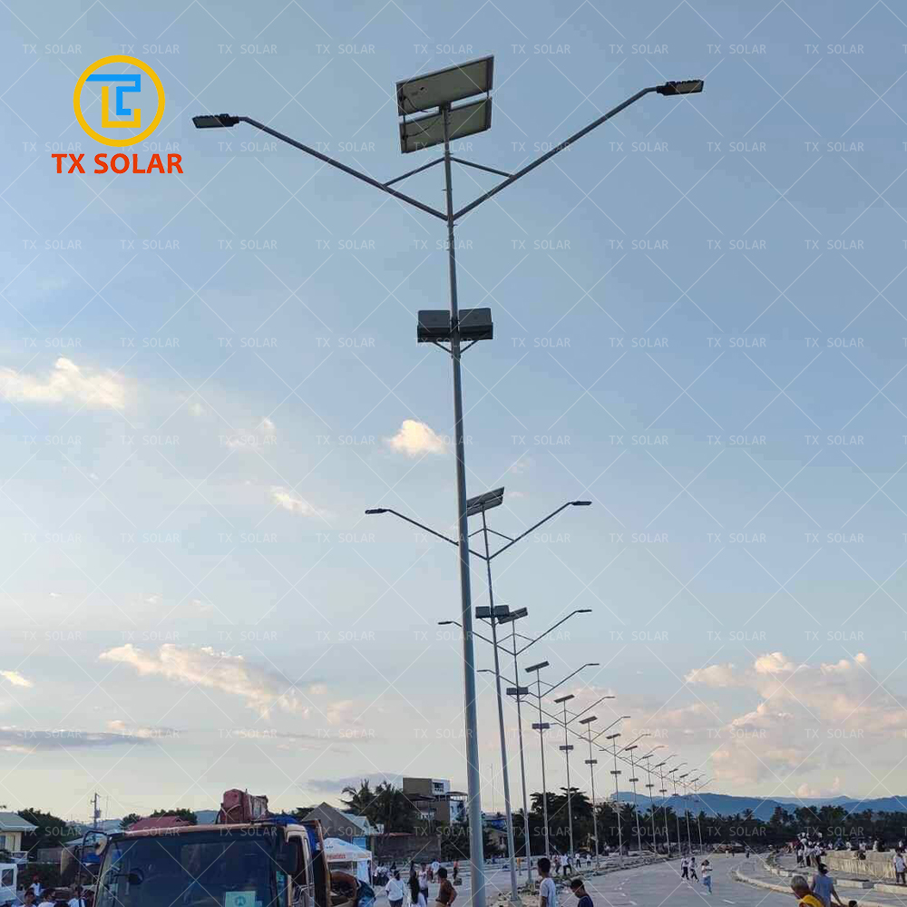8M 60W Solar Street Light With Gel Battery