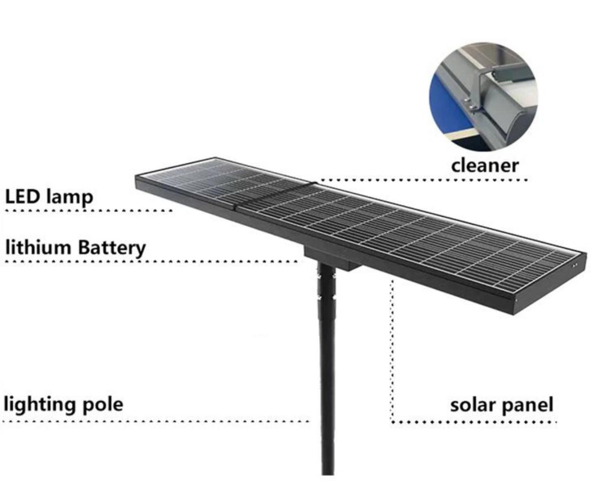 Automatic Self Clean All In One Solar Street Light