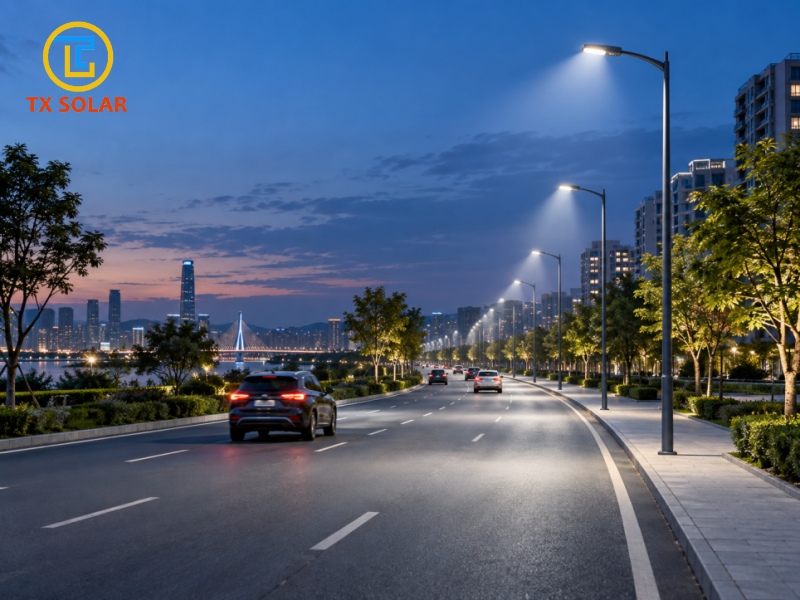 LED street light inspection