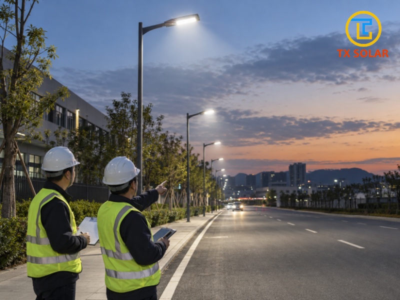 LED street light sample