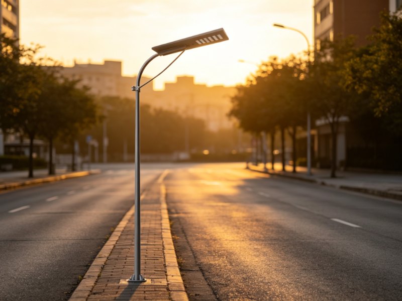 Outdoor integrated solar lamps