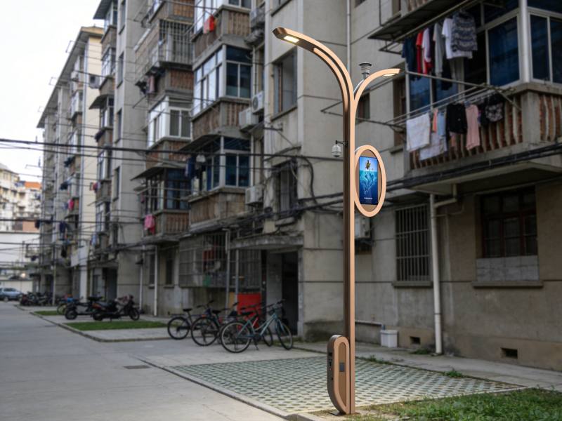 Outdoor smart street lights