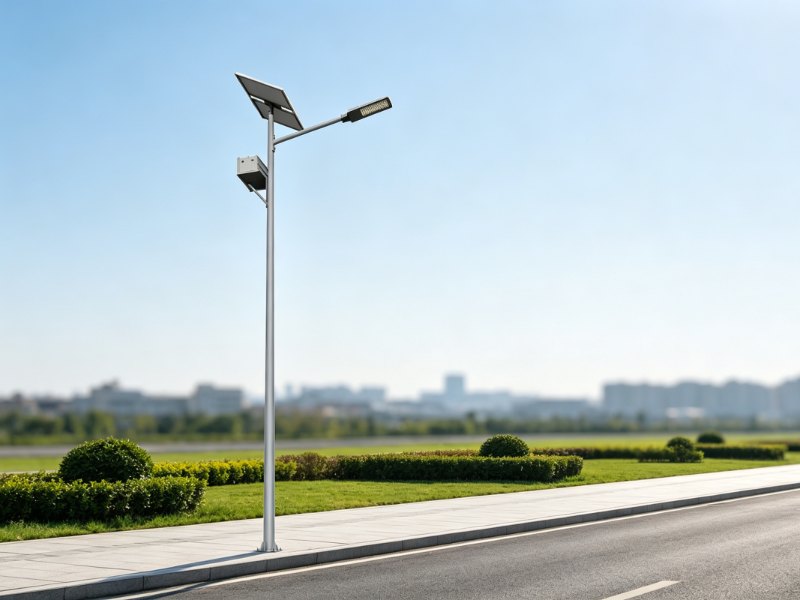 Outdoor solar roadway lamps