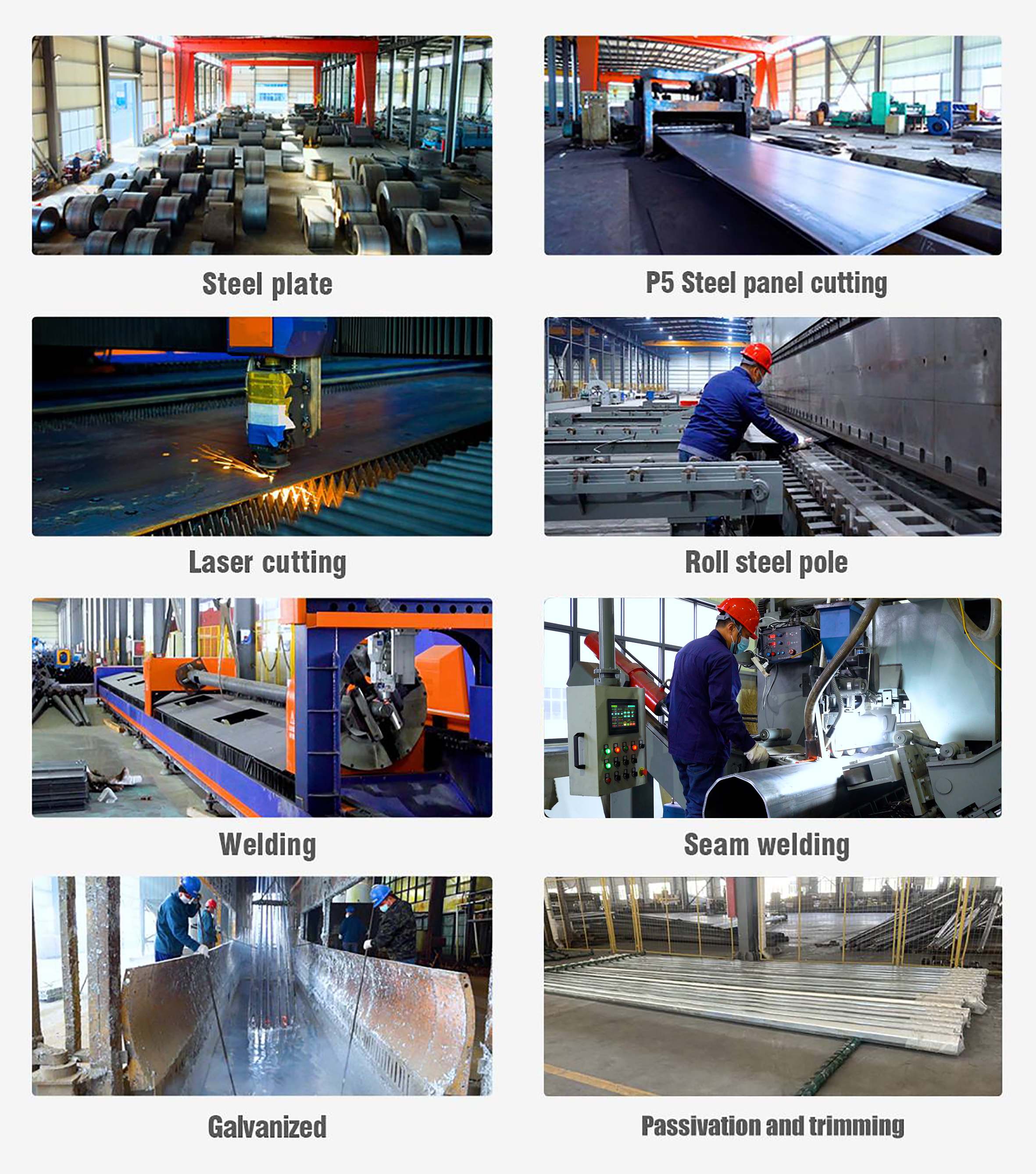 Overhead Electric Pole Manufacturing Process