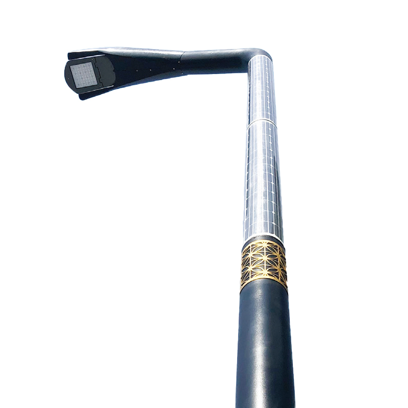 Smart Solar Driveway Lamp Post with Integrated IoT Sensors