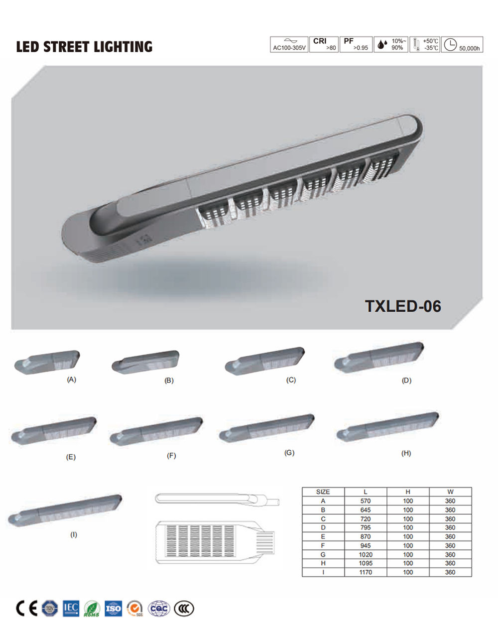 TXLED-06 LED street light 3