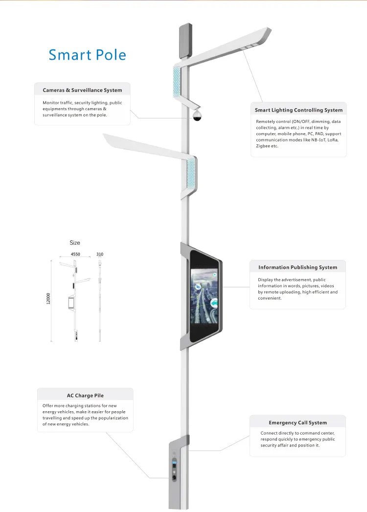 smart lighting pole details